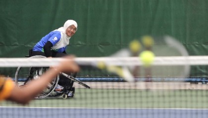  残疾运动员轮椅网球赛落幕，无障碍设施获好评