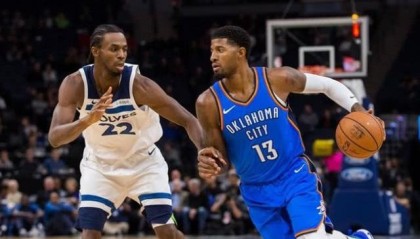  森林狼全队六人上双，集体篮球击败雷霆队